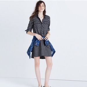 Madewell Daywalk Shirt Hilldale Plaid Dress XXS